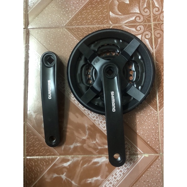 Đùi đĩa , giò đĩa FC-TY301 24/34/42T shimano chính hãng