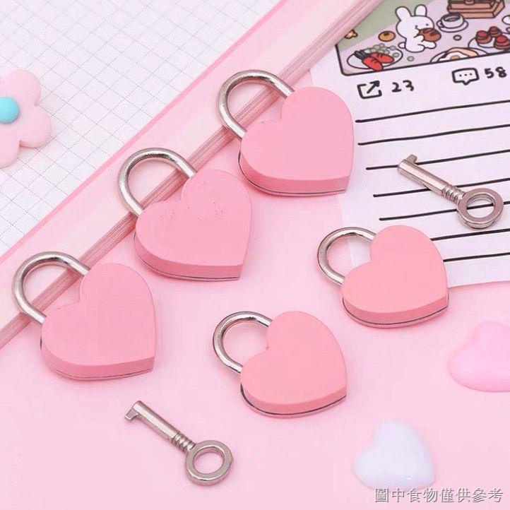 Ổ Khóa Cửa Mini Hình Trái Tim Sáng Tạo Kích Thước Nhỏ Gọn Tiện Dụng Cho Học Sinh / Ký Túc Xá / Tủ Quần Áo