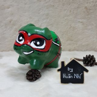 Heo đất handmade - Ninja rùa