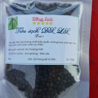 100g HẠT TIÊU SẠCH NGUYÊN HẠT HOẶC  BỘT ĐĂK LĂK.