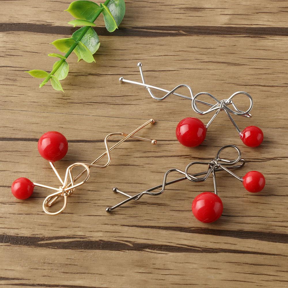 PATH Kẹp Tóc Quả Cherry Xinh Xắn Cho Nữ