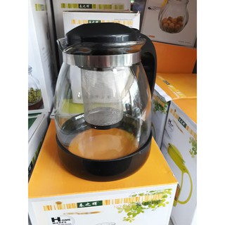 Ấm pha trà, cafe thủy tinh có lưới lọc