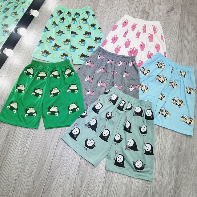 Quần ngố hoạt hình cute