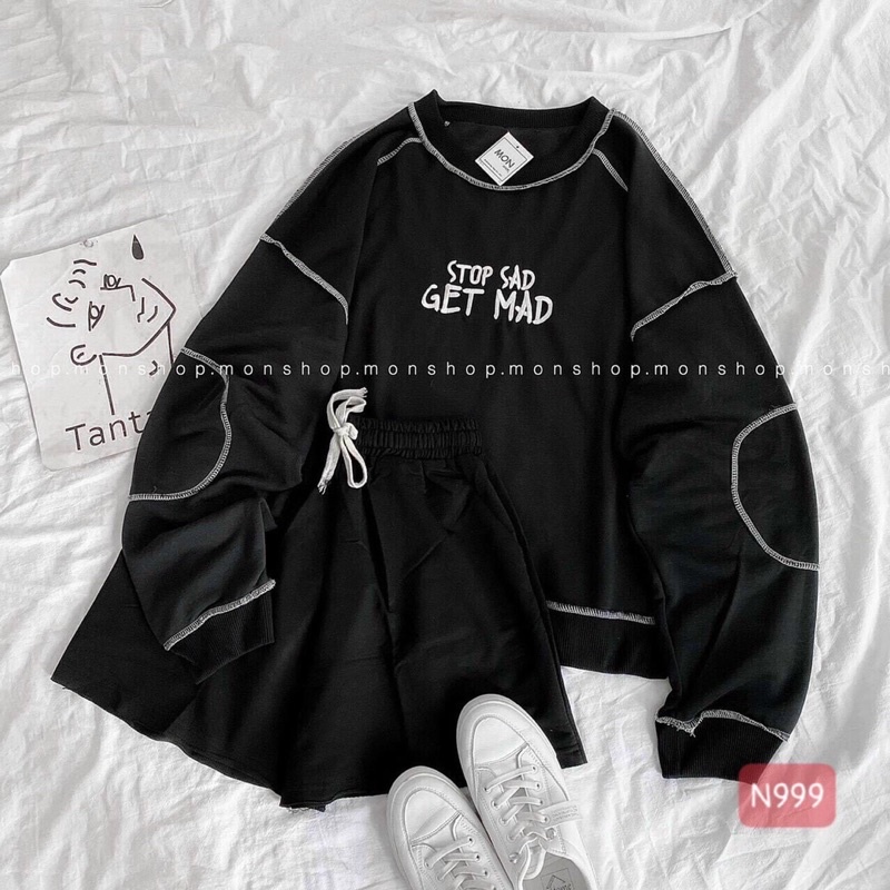 áo nỉ chỉ nổi