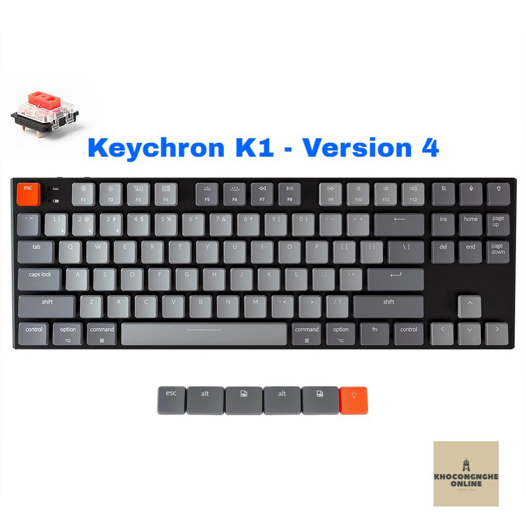 Keychron K1 - Bàn phím cơ Keychron K1 (Version 4)