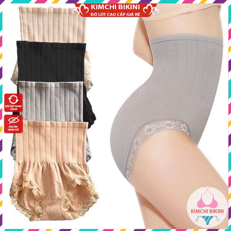 quần lót nữ cotton cạp Lưng cao cấp gen bụng kháng khuẩn thông hơi sexy siêu đẹp KIMCHIBIKINI thoáng mát mềm mại QL020
