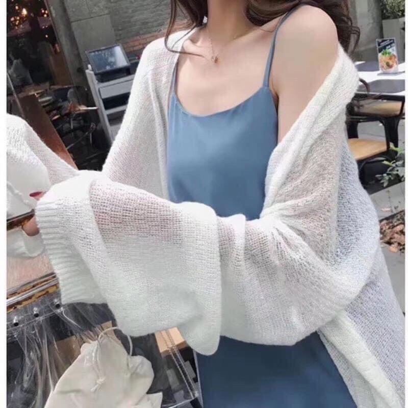 Áo Khoác Cardigan Nữ Len Mỏng. Đủ 3 màu [Kèm ảnh thật] | BigBuy360 - bigbuy360.vn