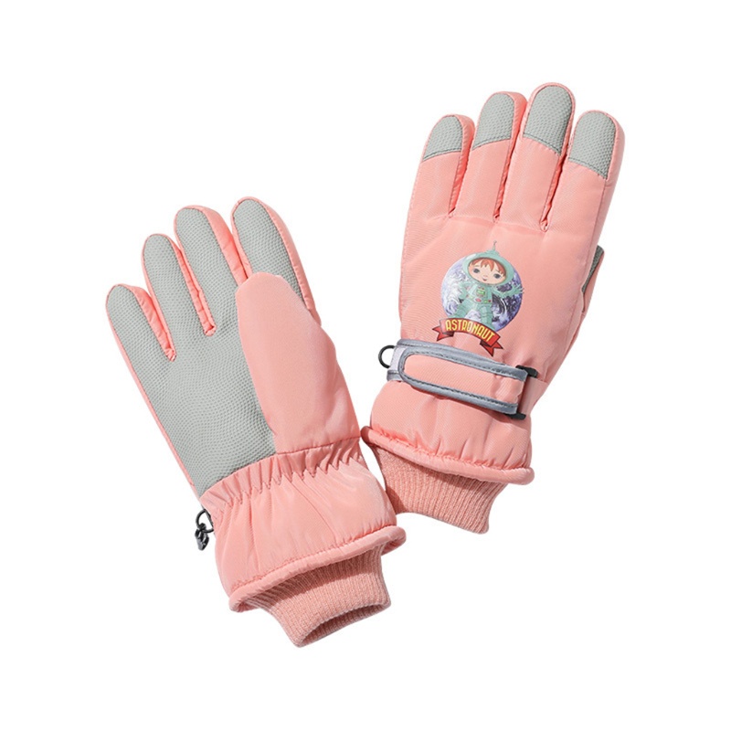 Găng Tay Trượt Tuyết Chống Thấm Nước Giữ Ấm Mùa Đông Cho Bé