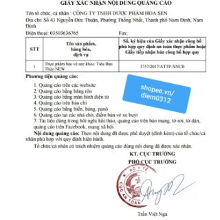 TIÊU BAN THỦY - CHAI 150ml