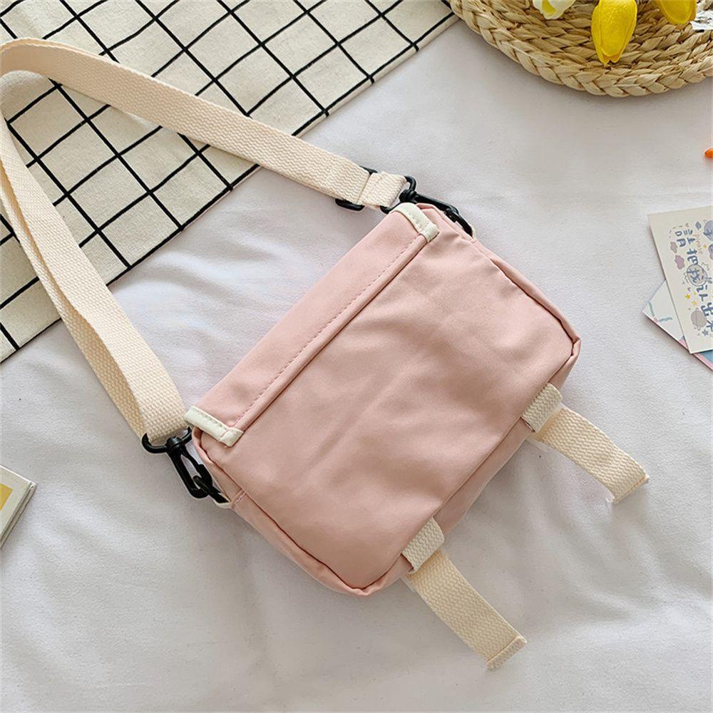ROSE Túi Canvas Đeo Chéo Trong Suốt Đựng Điện Thoại Thời Trang Cho Nữ