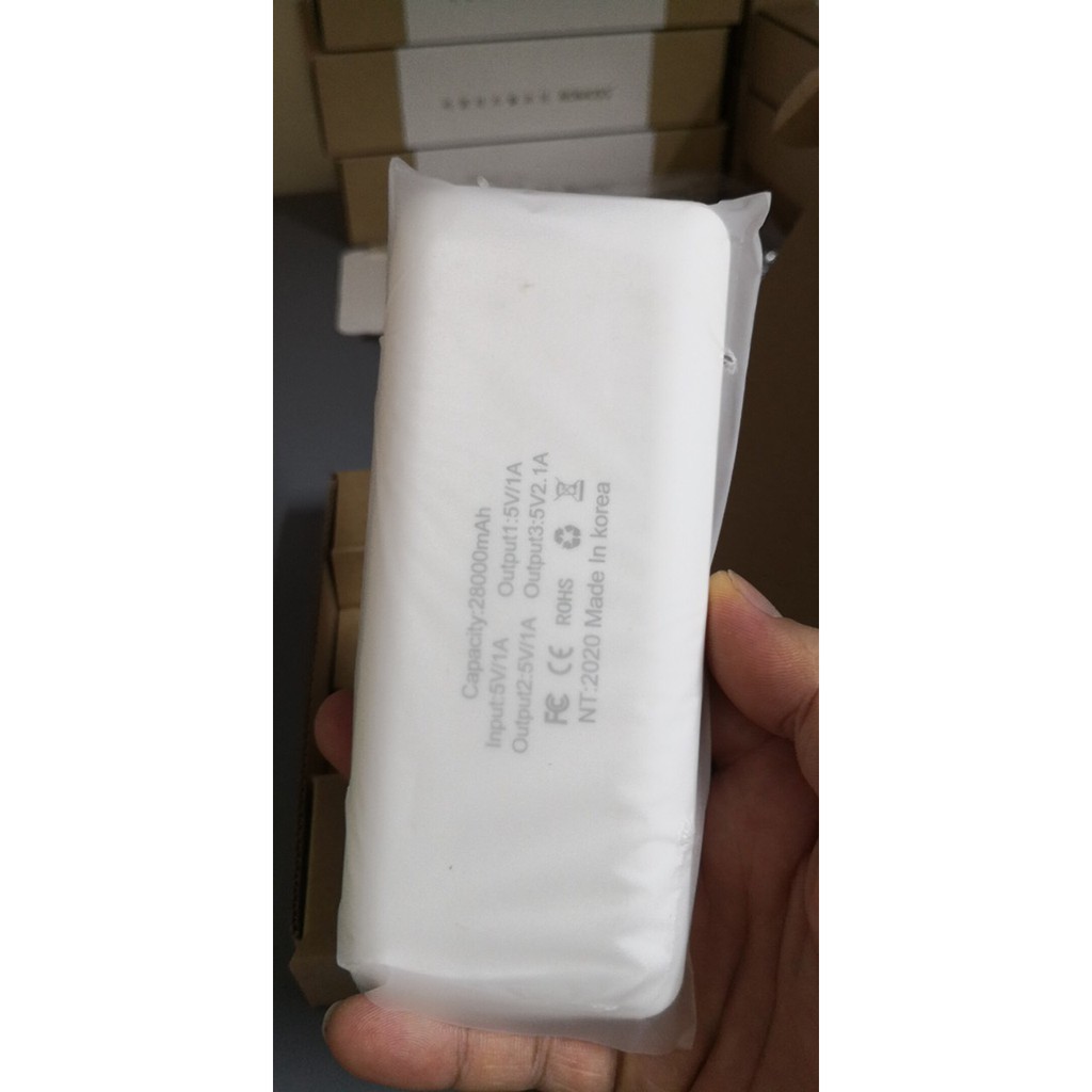 Sạc dự phòng 20000MAH  3 CỒNG  USB  SAC NHANH  CÁC LOẠI  DIỆN THOAI