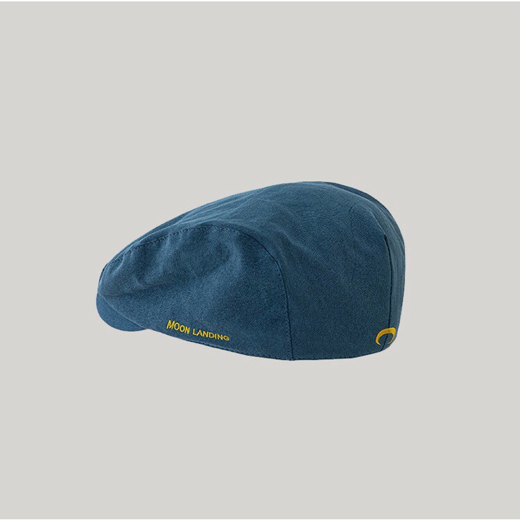 Mũ Nồi Beret Thêu Hình Mặt Trăng Phong Cách Retro Cổ Điển Phong Cách Hàn Quốc Cho Nữ