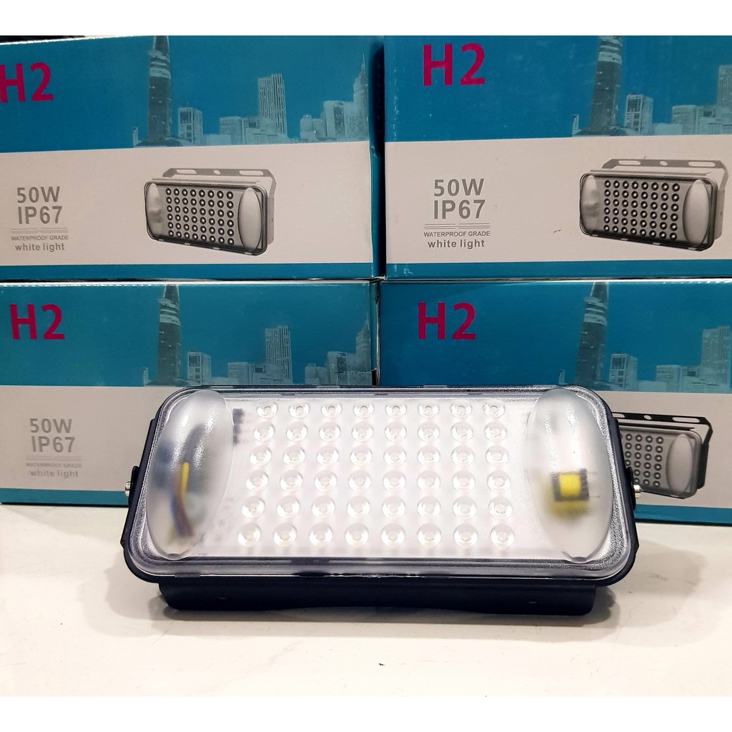 Đèn pha led 50w ngoài trời siêu sáng, tiết kiệm điện 220V IP67 chống nước (Rẻ - Bền - Đẹp)