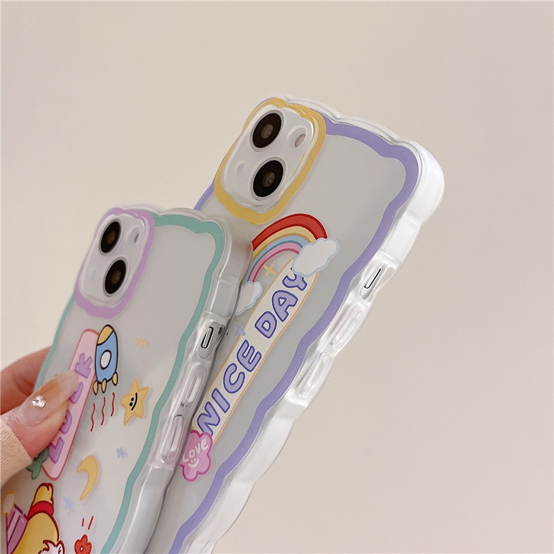 Ốp lưng iphone Ốp Điện Thoại Họa Tiết Sóng Biển Lớn Cho iphone13promax / 12 / 14pro / 11 / 7 / 8 / Plus / Mini /ProMax-14 Dinuo case