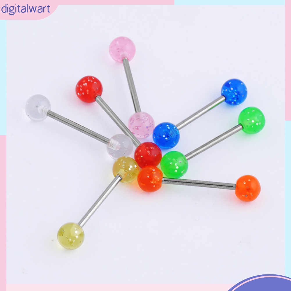 Set 7 / 20 khuyên xỏ lưỡi phát sáng trong bóng tối