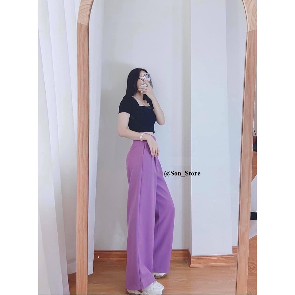Quần ống rộng culottes xuông dài 100cm | BigBuy360 - bigbuy360.vn