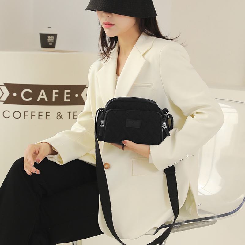 Túi Xách Oxford Thêu Họa Tiết Đơn Giản Phong Cách Hàn Quốc Mới Cho Nữ