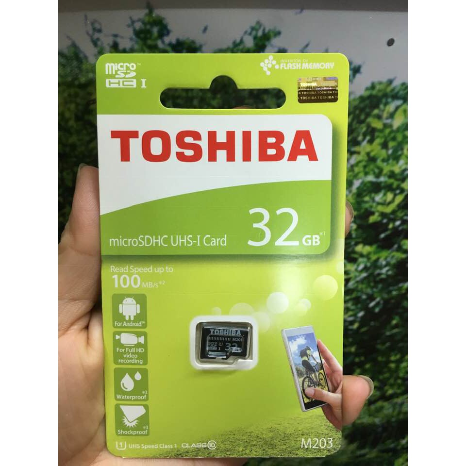 Thẻ Nhớ 32G MicroSD Toshiba M203 - BẢO HÀNH 24 THÁNG