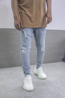 Cropped skinny jeans