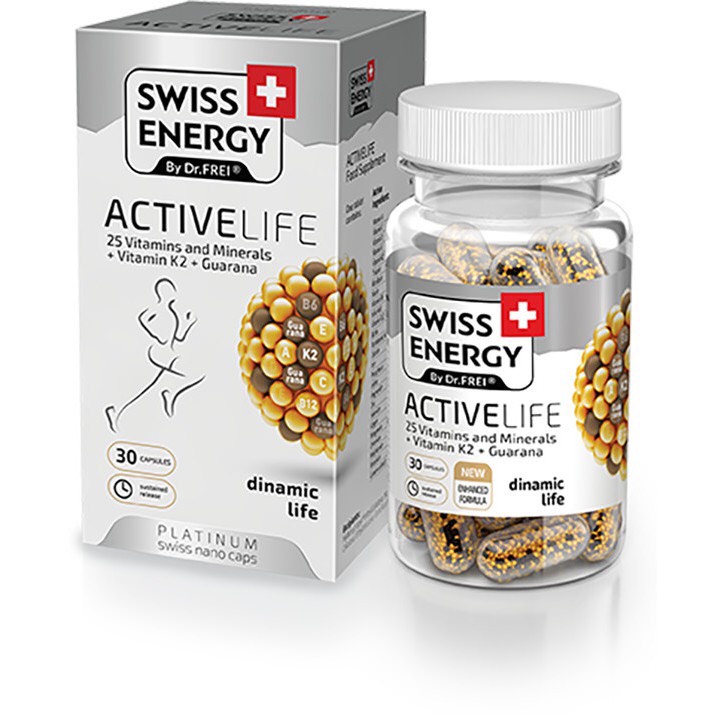 Viên Nang Vitamin Tổng Hợp Bổ Sung Năng Lượng - Swiss Energy Activelife