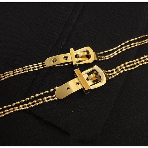 Lắc Tay Nữ Hình Thắt Lưng Titan Ko Đen TT 3345