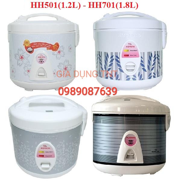 Nồi Cơm Điện Hiệp Hưng Dung Tích 1L, 1.2L, 1.8L, An Toàn Chất Lượng, Bảo Hành 12 Tháng