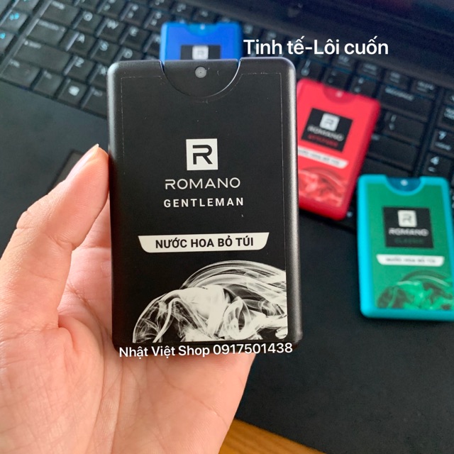 [Hàng quà tặng] Nước Hoa Bỏ Túi Romano (18ml) | Thế Giới Skin Care