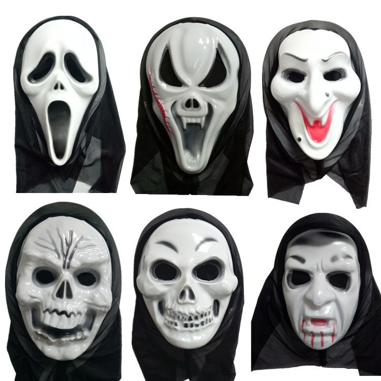 mặt nạ halloween Scream Sát nhân giấu mặt-f71-g61 TT50  bán nghỉ nghỉ