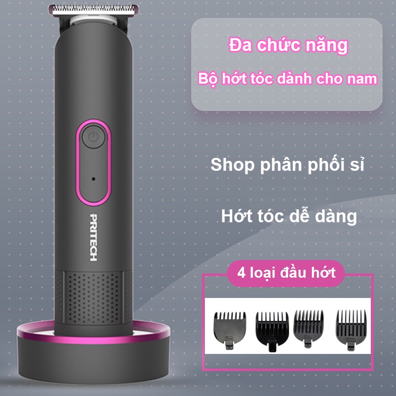 Tăng Đơ Cắt Tóc Gia Đình Chuyên Nghiệp, Tông Đơ Hớt Tóc Cho bé nam PRITECH PR-2888  tông đơ hớt tóc trẻ em người lớn