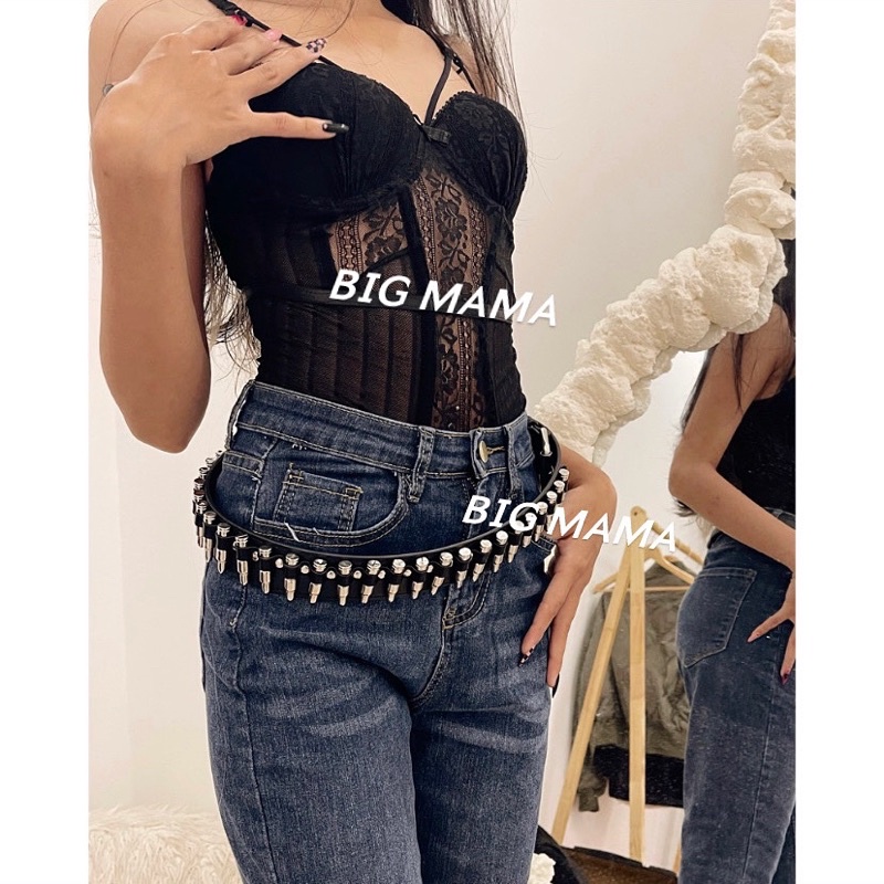 Dậy nịt, thắt lưng đạn, belt bullet phong cách Punk, Rock, Gotic, Y2K