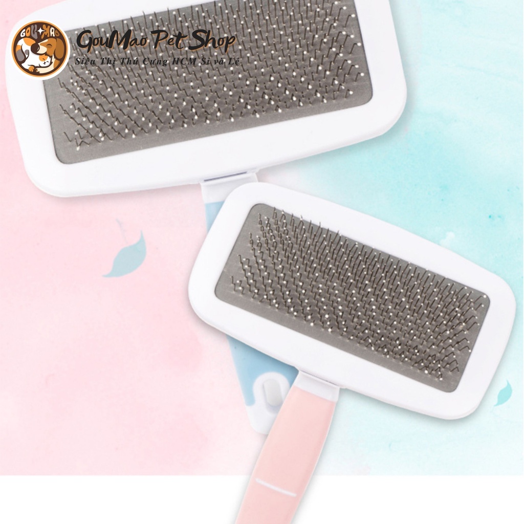💖 LƯỢC CHẢI LÔNG CHO CHÓ MÈO TẶNG KÈM LƯỢC NHỎ - Goumao pet 💖