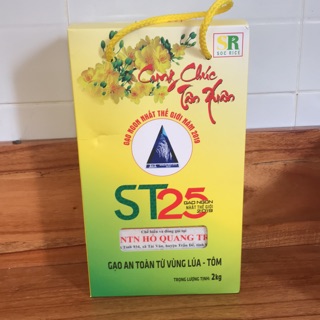 Gạo ST25 gạo ăn toàn từ vùng lúa tôm