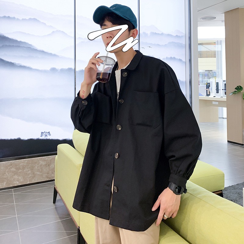 Áo khoác Nam dáng rộng Hàn Quốc