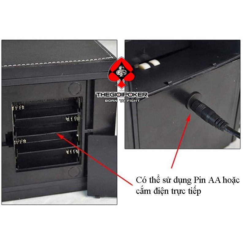 Máy Chia Xáo Bài Deluxe 2in1