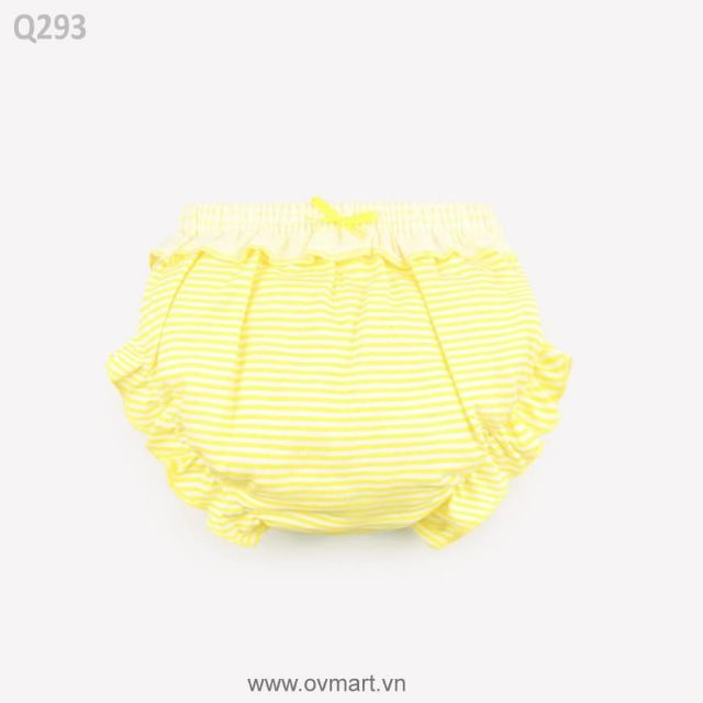 Quần chip cotton mềm mịn bo chun cho bé gái 9-21kg