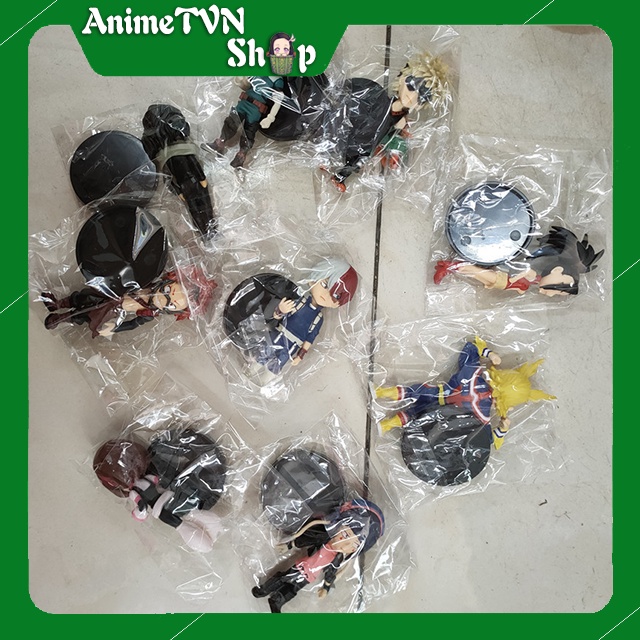 (Có lẻ) Set Combo 12 Mô hình Anime/Manga Boku no Hero Academia (My Hero Academia) Phong cách chi bi Siêu xinh