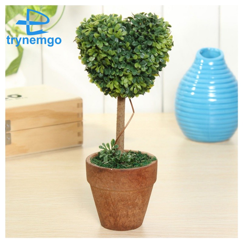 Quả Bóng Cỏ Trang Trí Hình Trái Tim