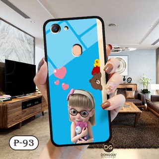 Ốp lưng kính 3D OPPO A79- hình cute