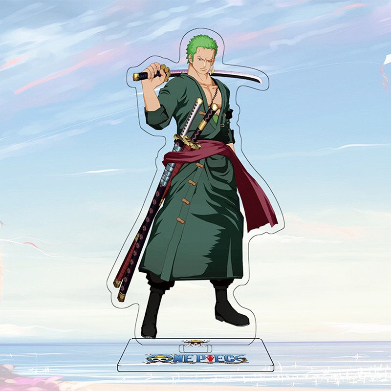 Giá Đỡ Mô Hình Nhân Vật Anime ONE PIECE 16cm Bằng Acrylic Hai Mặt Kích Thước Lớn Làm Quà Tặng Đồ Chơi Cho Trẻ Em