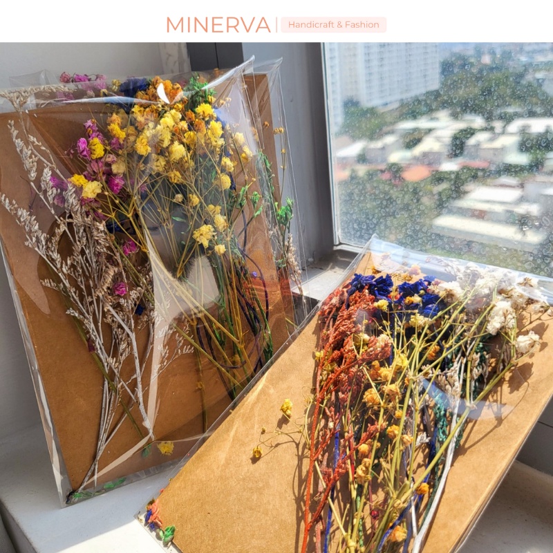 [TRANG TRÍ] Gói hoa khô nhiều màu trang trí thiệp, làm nến thơm, đổ resin, làm handmade