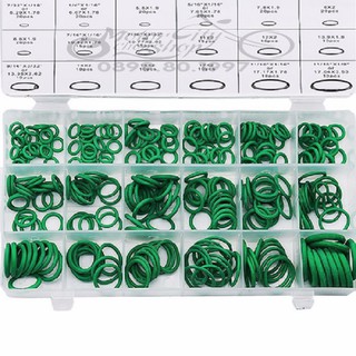 Gioăng cao su, vòng đệm, 270pc xanh chất lượng cao thay thế băng tan, ron chỉ cao su 18 size chịu dầu chịu nhiệt tốt