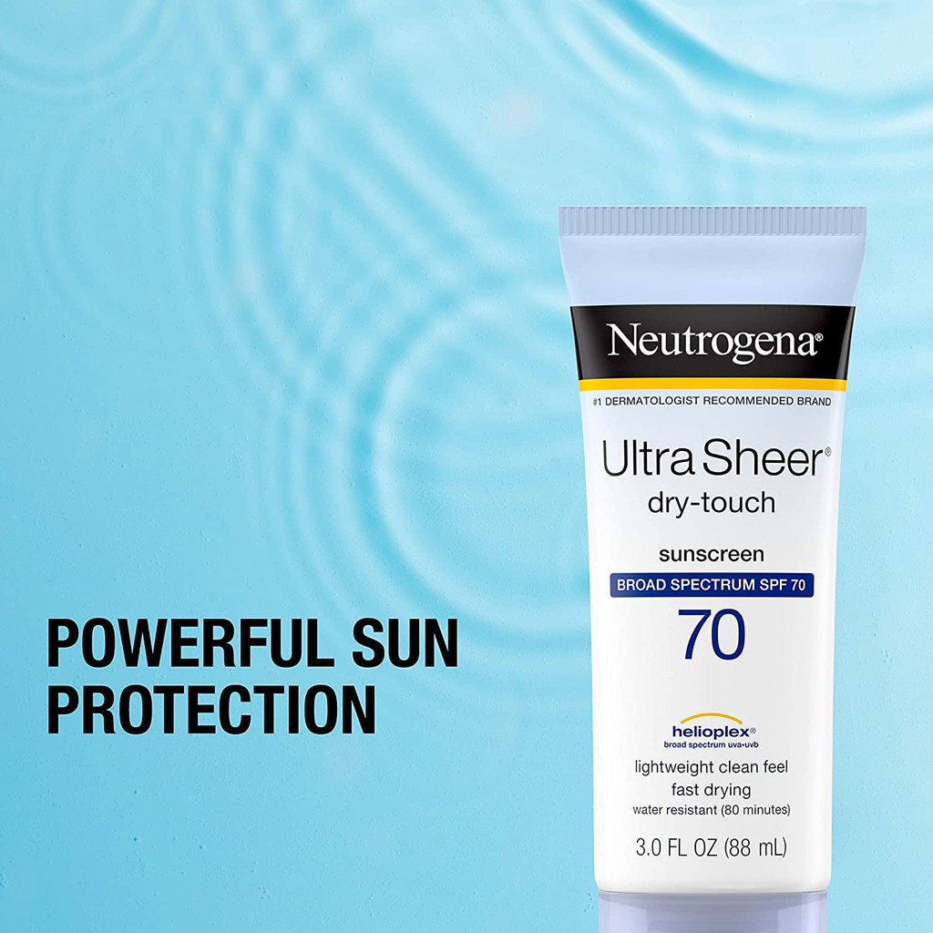 Kem chống nắng Neutrogena Ultra Sheer Dry-Touch 88ml các loại SPF70-SPF100