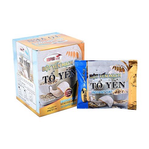 THÙNG BỘT YẾN MẠCH TỔ YẾN 8 GÓI