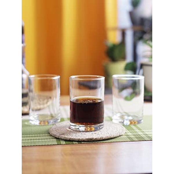Set 6 Ly Cốc Thủy Tinh Sữa Chua Fin Line cỡ nhỏ Ocean – B01206 – 175ML