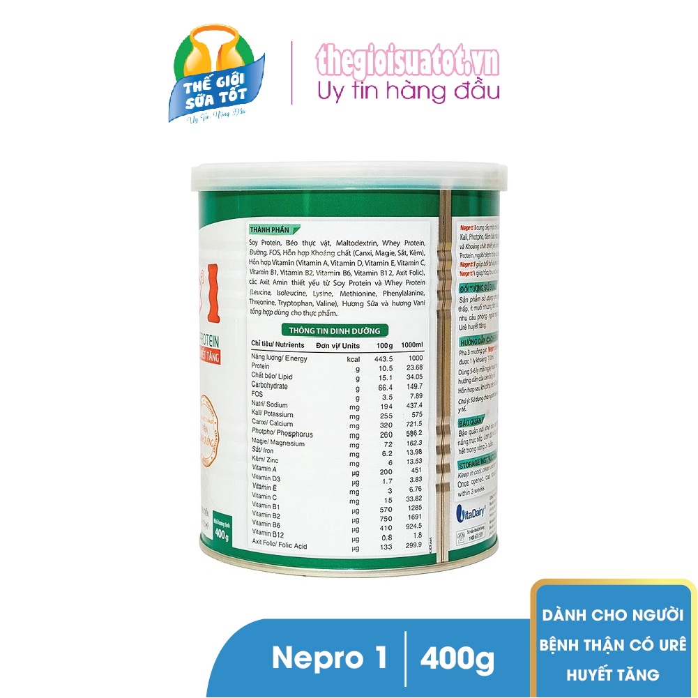 Sữa Nepro 1 400G - Sữa cho người bệnh thận