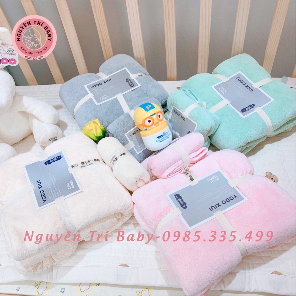 Khăn sợi tre cao cấp Yodo Xiui, hàng xuất Nhật