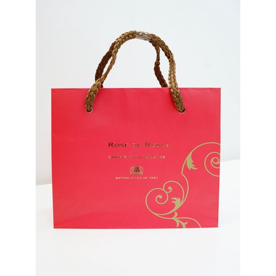 Túi Giấy Màu Đỏ Túi Ivory Đựng Hàng Thời Trang Mỹ Phẩm TiBoxes Thiết Kế & In Ấn Trực Tiếp Giao Hàng Nhanh
