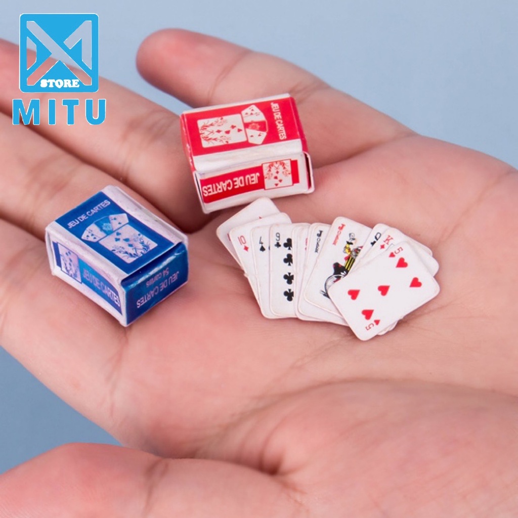 Bộ Bài Tây Poker Super Mini Tí Hon 52 Lá Độc Đáo SP4837