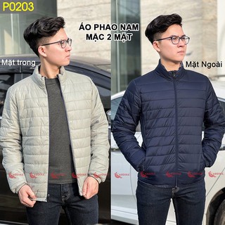 Áo Phao Nam Trần Bông Cardina Chính Hãng Siêu Nhẹ Mặc Được 2 Mặt