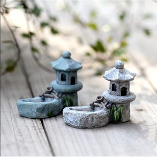 Bộ Tháp Và Hồ Mini Trang Trí Sân Vườn